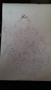 tom n jerry doodle